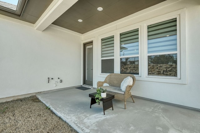 view of patio