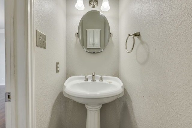 bathroom with a sink