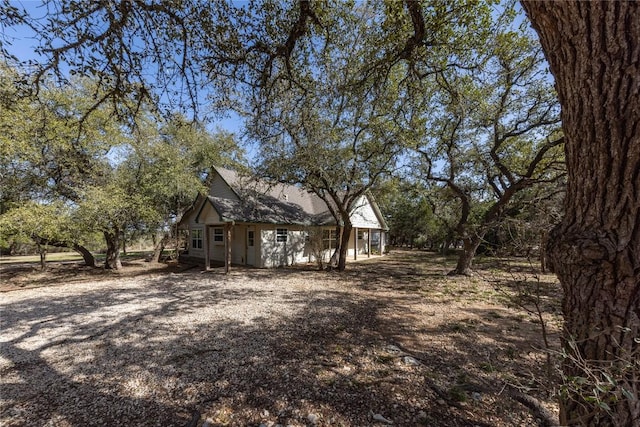 view of side of property