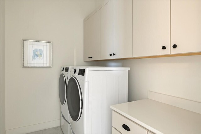 116 Azalea Loop, Horseshoe Bay, TX 78657 - washroom featuring cabinet space and washer and dryer