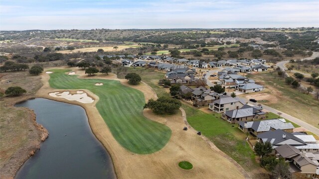 116 Azalea Loop, Horseshoe Bay, TX 78657 - aerial overview of property's location with nearby suburban area, a nearby body of water, and a golf course