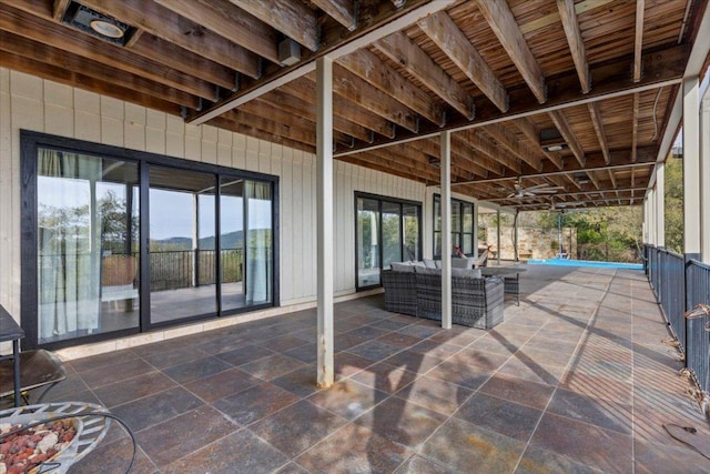 view of patio / terrace featuring outdoor lounge area