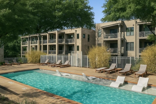 2801 Dulce Ln Unit 731, Austin, TX 78704 - community pool featuring a patio