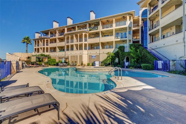 3404 American Dr Unit 3211, Lago Vista, TX 78645 - community pool with a patio