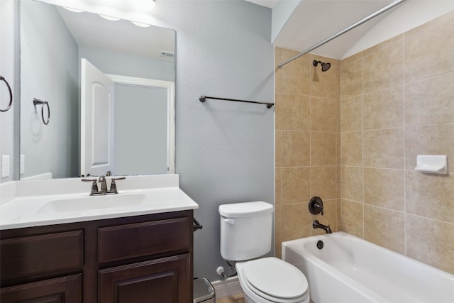 606 Anfield Cir, Austin, TX 78738 - bathroom featuring vanity and shower / tub combination