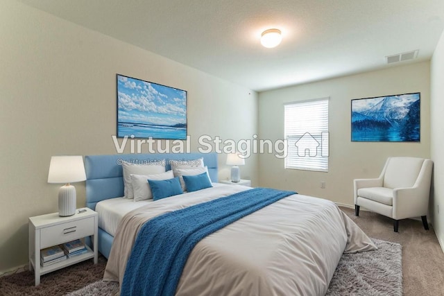470 Major Lee Ln, Jarrell, TX 76537 - bedroom featuring carpet, visible vents, and baseboards