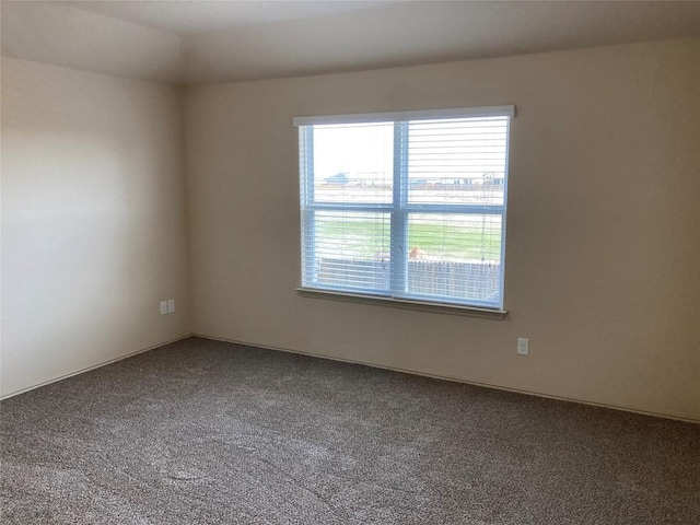 unfurnished room with carpet floors