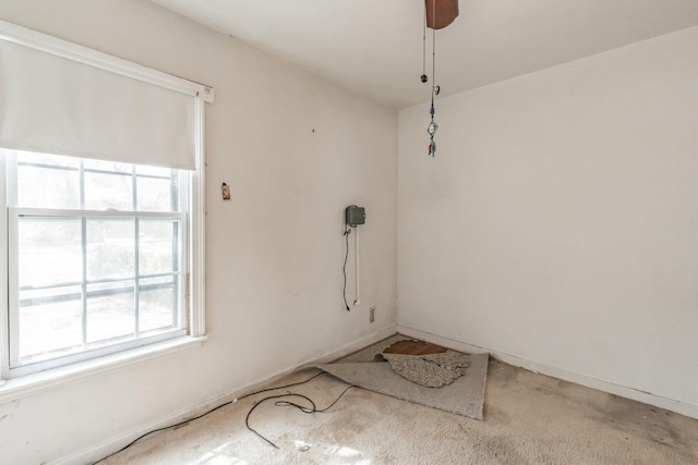 unfurnished room featuring a healthy amount of sunlight