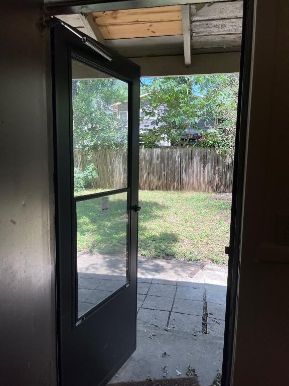 doorway featuring plenty of natural light