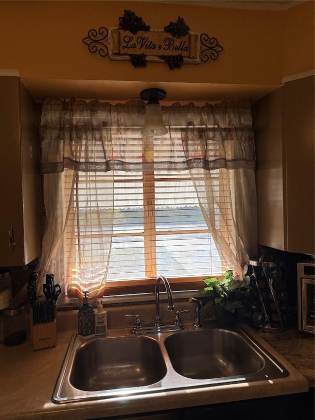 kitchen with a sink