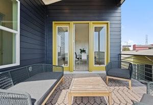 view of patio / terrace featuring a balcony