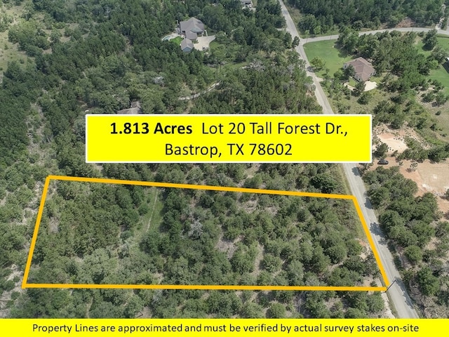 LOT20 Tall Forest Dr, Bastrop TX, 78602 land for sale