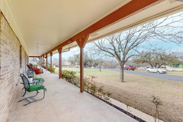 1905 Brushy Bend Dr, Round Rock, TX 78681 - view of covered porch