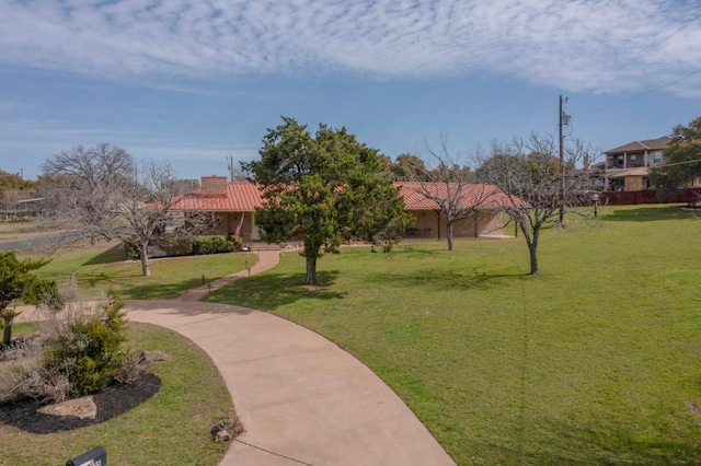 1905 Brushy Bend Dr, Round Rock, TX 78681 - view of property's community featuring a lawn