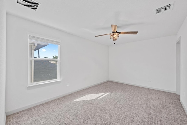 10410 Fulton Ave, Austin, TX 78754 - carpeted empty room featuring ceiling fan and baseboards