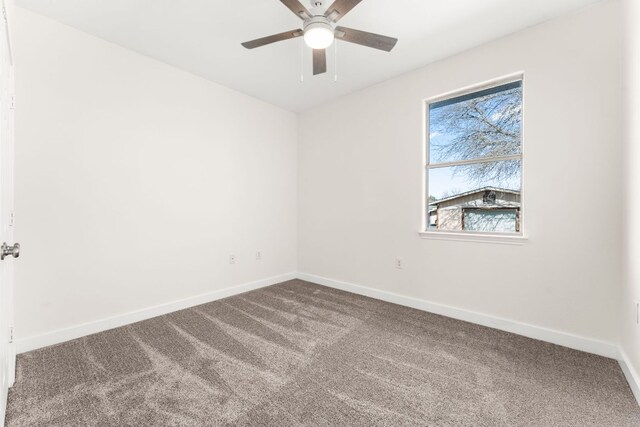 5604 Toscana Ave, Austin, TX 78724 - carpeted spare room with a ceiling fan and baseboards