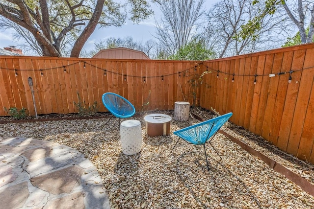 view of patio / terrace with fence