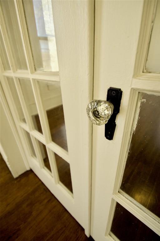 room details with wood finished floors