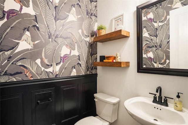 296 Running Bird Rd, Austin, TX 78737 - bathroom with a sink and toilet