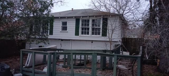 view of rear view of house