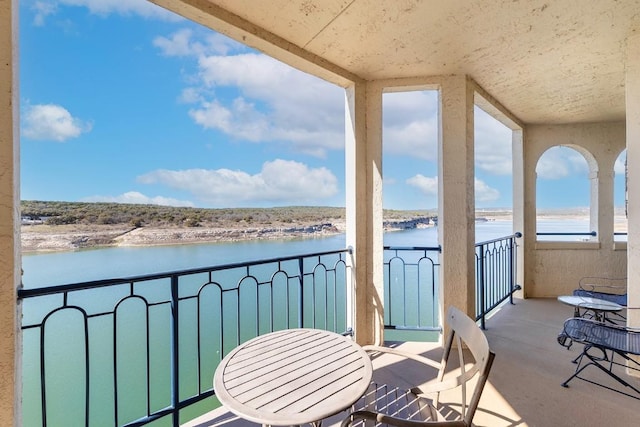 3404 American Dr Unit 3221, Lago Vista, TX 78645 - balcony featuring a water view