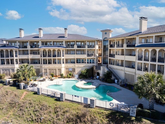 3404 American Dr Unit 3221, Lago Vista, TX 78645 - view of pool featuring a patio and a pool with connected hot tub