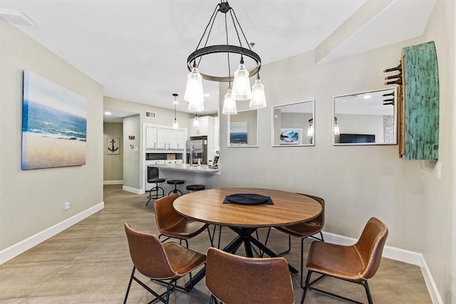 3404 American Dr Unit 3221, Lago Vista, TX 78645 - dining space with baseboards
