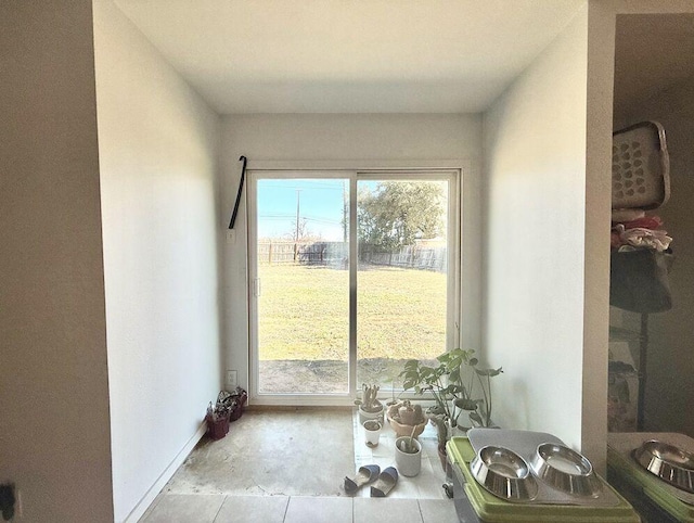 dining room with baseboards