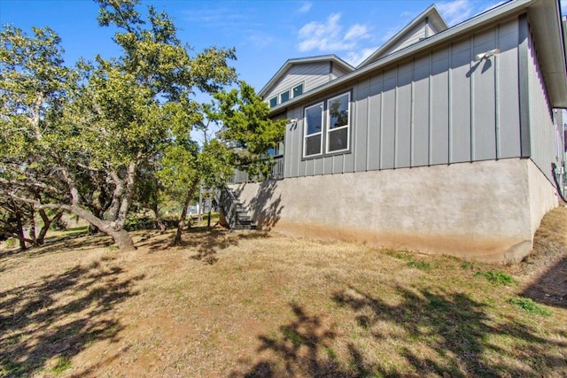 17503 Panorama Dr, Dripping Springs, TX 78620 - view of home's exterior with board and batten siding