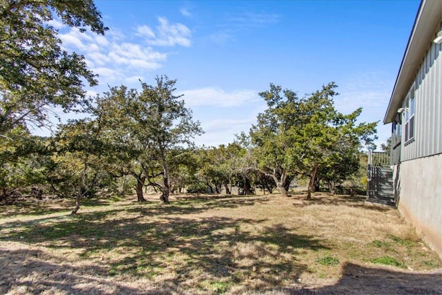17503 Panorama Dr, Dripping Springs, TX 78620 - view of yard with stairway