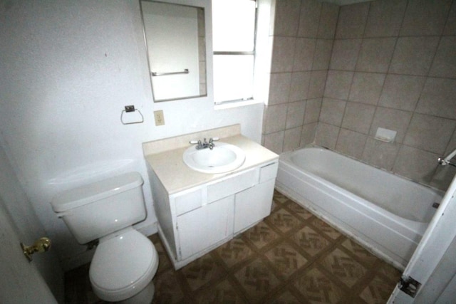 5204 Guadalupe St, Austin, TX 78751 - full bath with vanity, tile patterned floors, and shower / tub combination