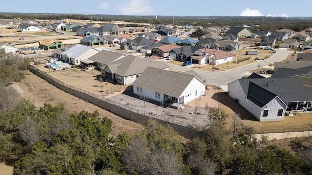 drone / aerial view featuring a residential view