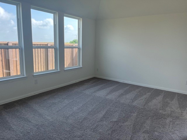 525 Teasley Dr, Taylor, TX 76574 - unfurnished room featuring healthy amount of natural light and dark colored carpet