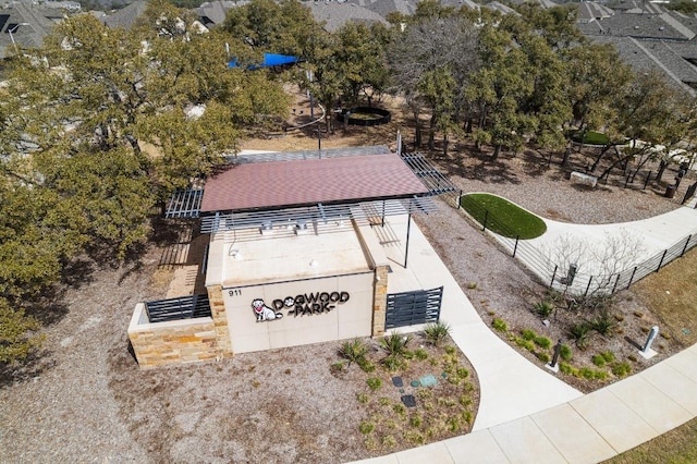 drone / aerial view
