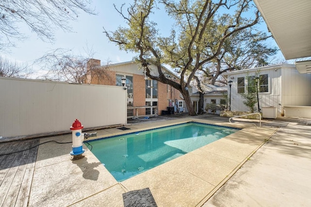 121 Scott St, San Marcos, TX 78666 - outdoor pool featuring a patio