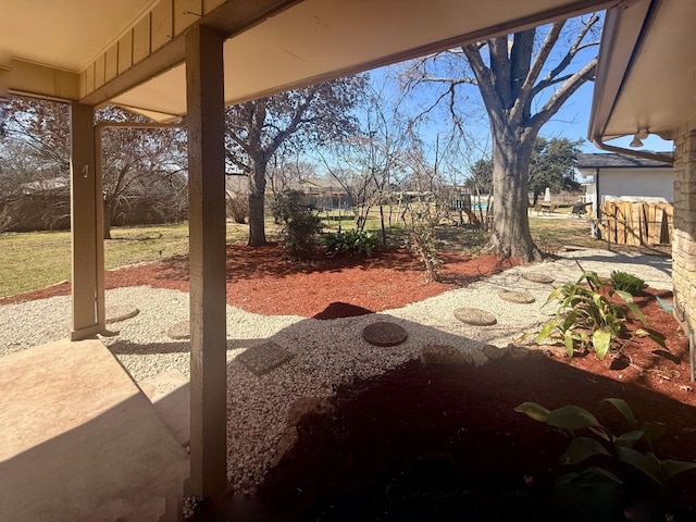 view of patio