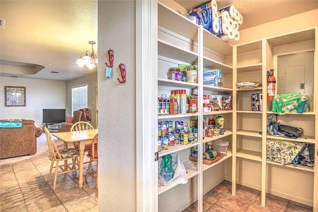 view of pantry