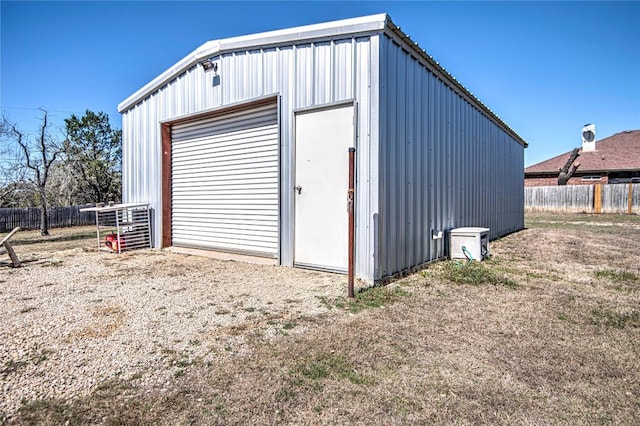 exterior space with fence