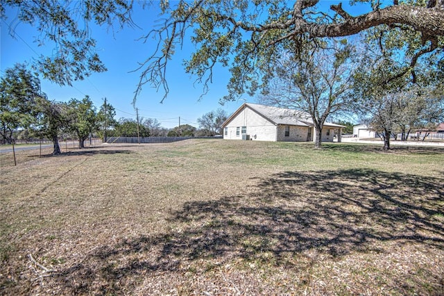 view of yard