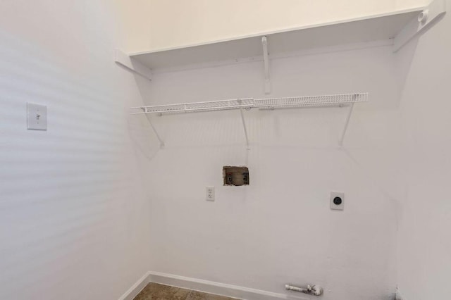 1703 Pecos Valley Cv, Round Rock, TX 78665 - clothes washing area featuring washer hookup and hookup for an electric dryer
