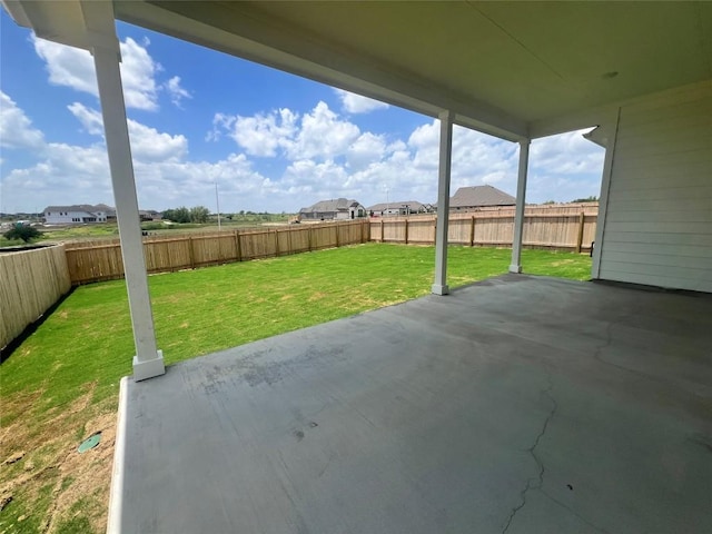 20425 Gillbrand Rd, Manor, TX 78653 - fenced backyard with a patio