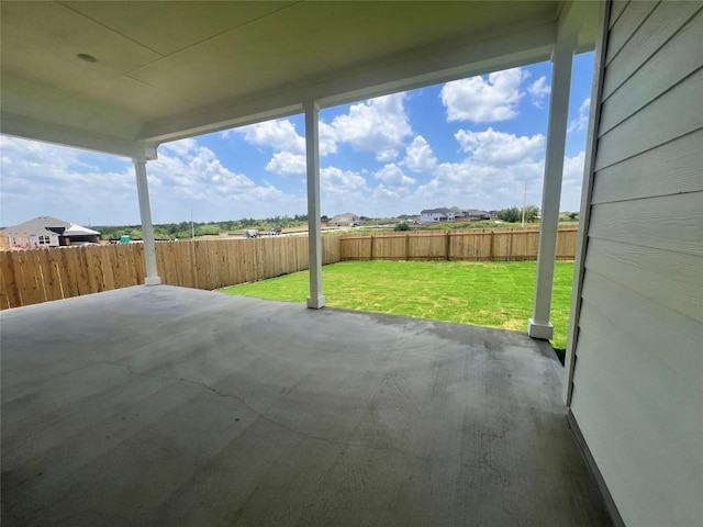 20425 Gillbrand Rd, Manor, TX 78653 - fenced backyard featuring a patio area