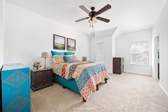 2246 Garlic Creek Dr, Buda, TX 78610 - bedroom featuring light colored carpet and ceiling fan