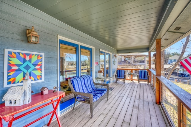 331 Grandview Dr, Horseshoe Bay, TX 78657 - view of wooden porch