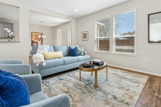 10407 Abana Way, Austin, TX 78748 - living area with wood finished floors and recessed lighting