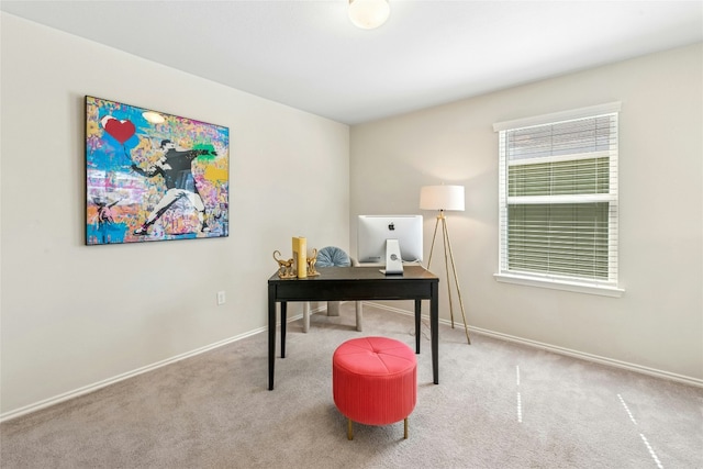 10407 Abana Way, Austin, TX 78748 - office area featuring carpet flooring and baseboards