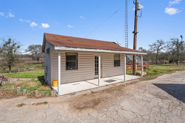 172 Hershal Ln, Cedar Creek, TX 78612 - view of home's exterior featuring a patio