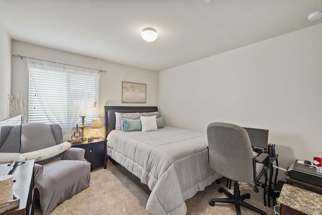 bedroom featuring carpet flooring