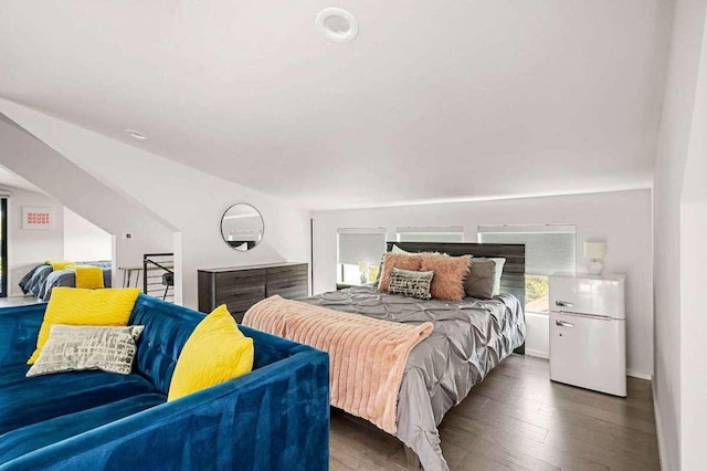 bedroom featuring hardwood / wood-style floors