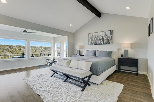 8603 Appalachian Dr, Austin, TX 78759 - bedroom featuring wood finished floors, baseboards, and recessed lighting